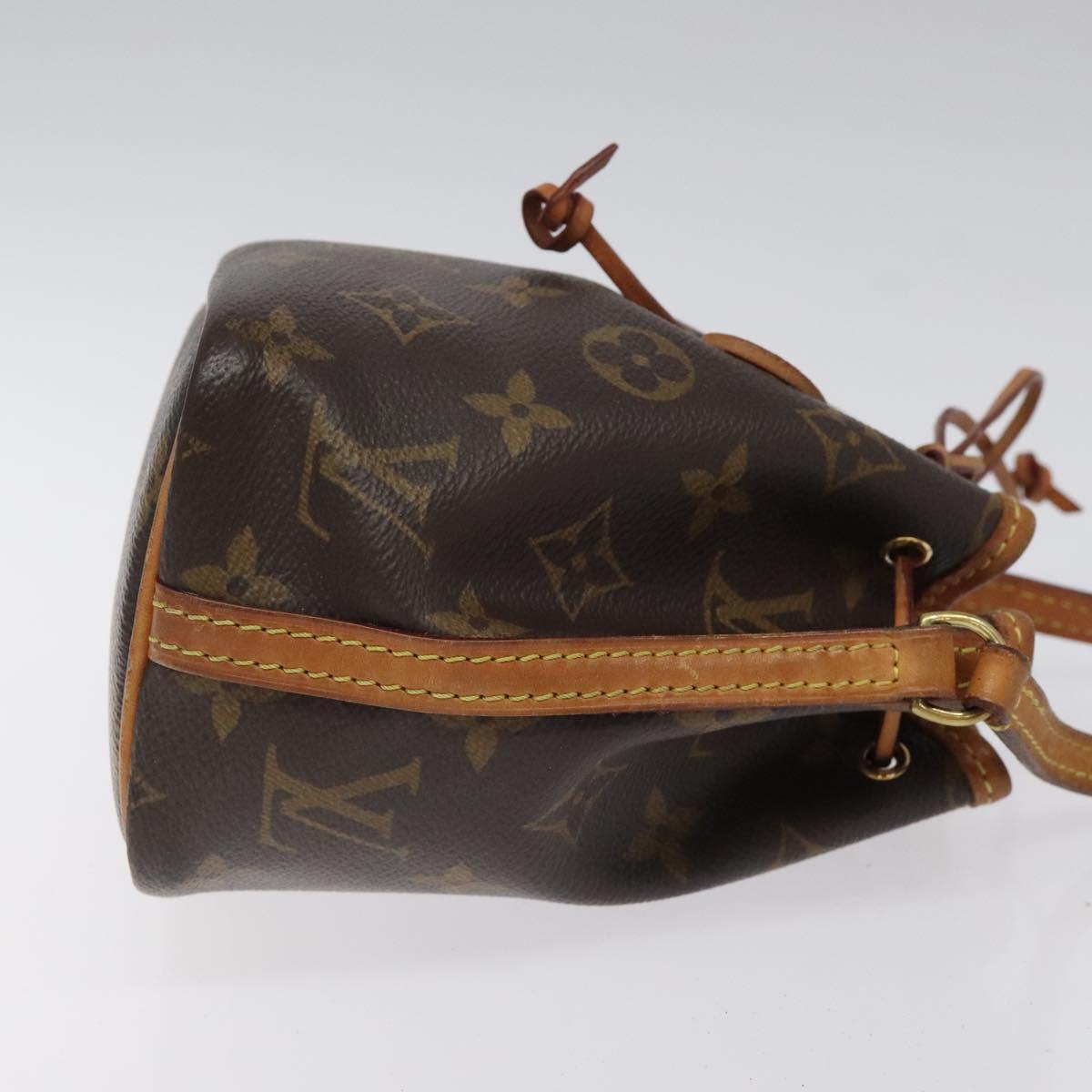 Louis Vuitton Nano Noe Shoulder Bag Monogram Canvas, BROWN, CANVAS, Shoulder bag