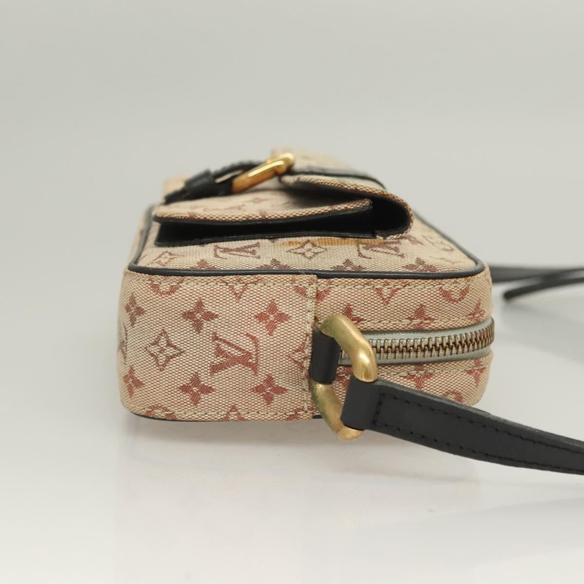 Louis Vuitton Juliette Crossbody Bag Mini Lin, BLUE, CANVAS, Shoulder bag