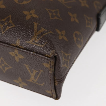 Louis Vuitton Porte-Documents Jour Bag Macassar Monogram Canvas, BROWN, CANVAS, Briefcase