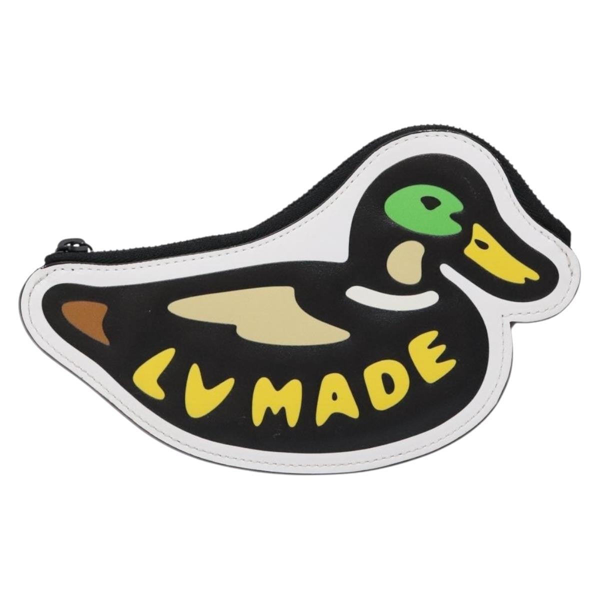 Louis Vuitton Nigo Duck Coin Holder Printed Leather and Limited Edition Giant Damier, BLACK, CANVAS, Wallets