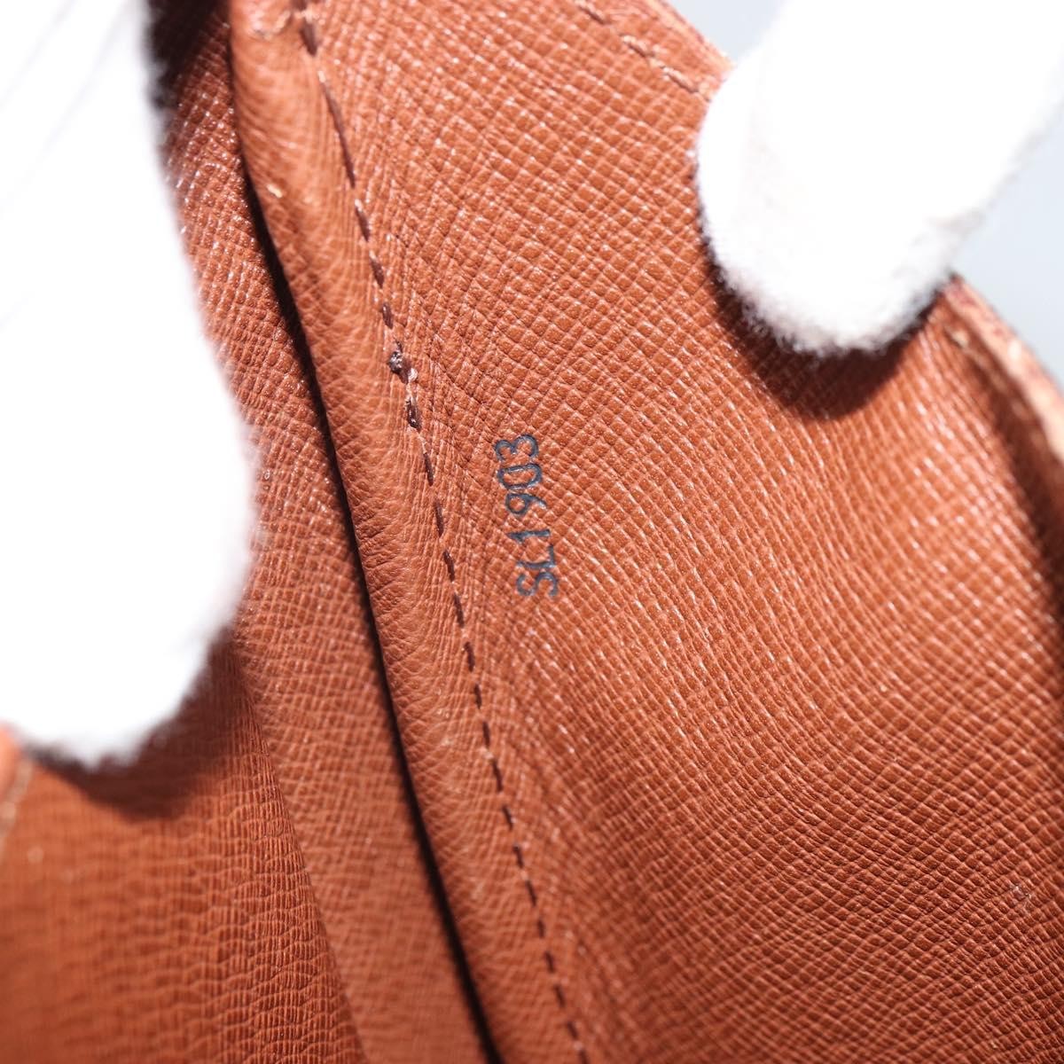 Louis Vuitton Cartouchiere Handbag Monogram Canvas, BROWN, CANVAS, Shoulder bag