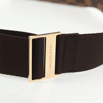 Louis Vuitton Geronimos Waist Bag Damier, BROWN, CANVAS, Shoulder bag