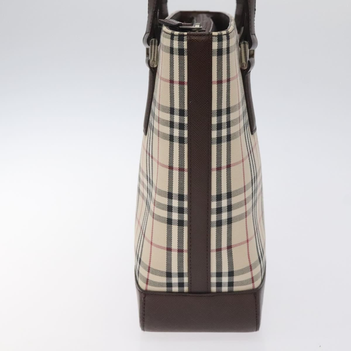 Burberry Nova Check Tote canvas check pattern, BEIGE, CANVAS, Tote bag