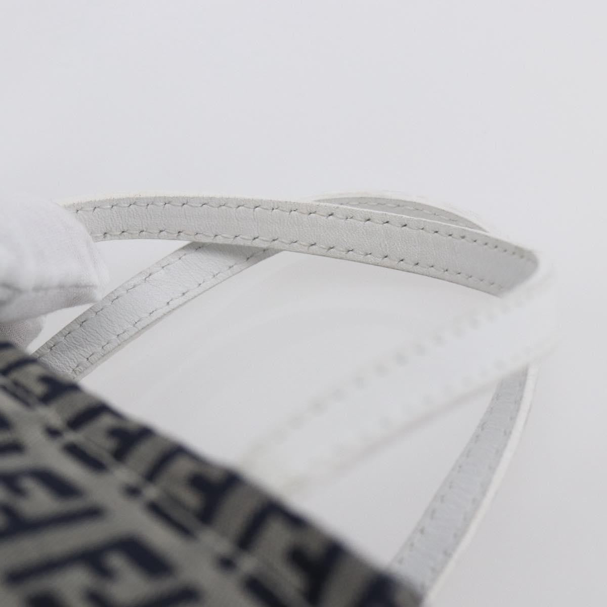 Fendi Vintage Top Handle Bag Zucchino, NAVY, CANVAS, Tote bag