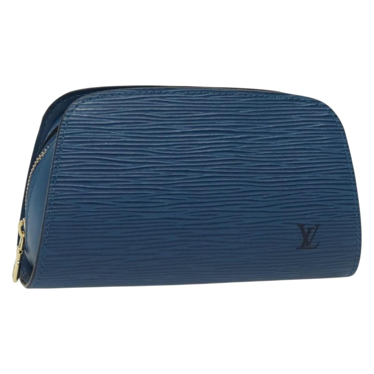Louis Vuitton Zip Organizer Wallet Epi Leather, BLUE, EPI_LEATHER, Wallets
