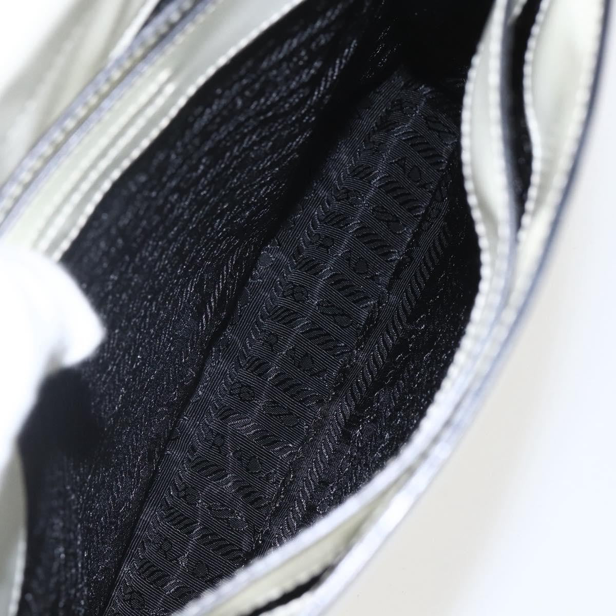 Prada Vintage Handbag Leather, WHITE, LEATHER, Handbag