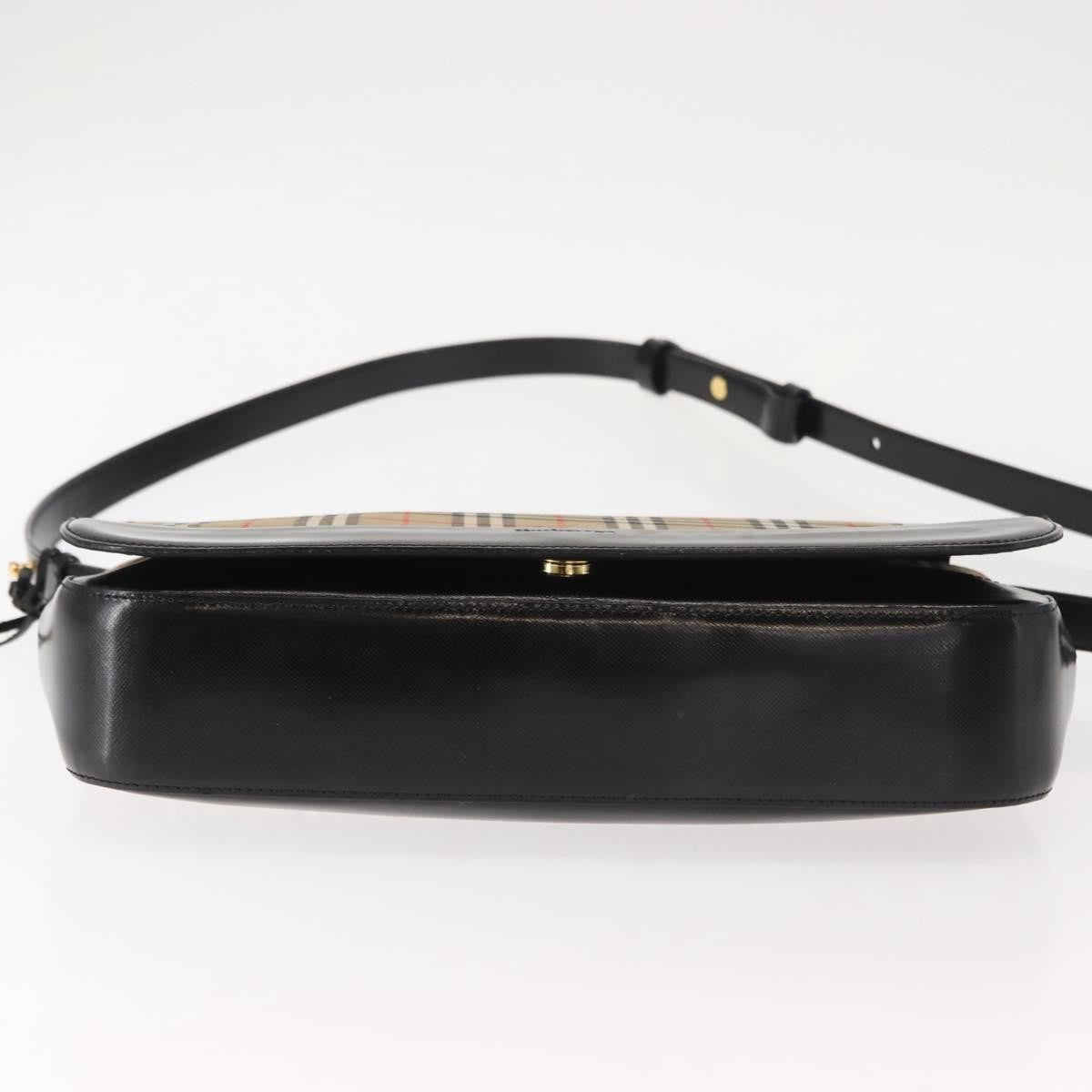 Burberry Nova check Shoulder bag Canvas, BEIGE, CANVAS, Shoulder bag