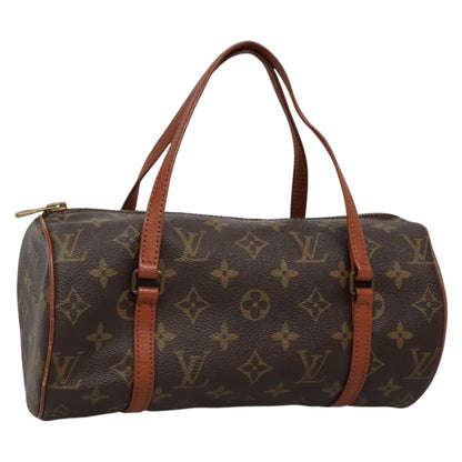 Louis Vuitton Papillon Handbag Monogram Canvas, BROWN, CANVAS, Handbag