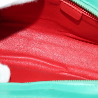 Celine Shoulder Bag Leather, GREEN, LEATHER, Shoulder bag