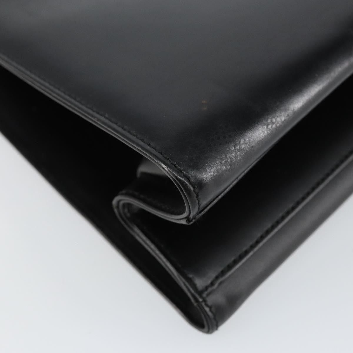 Salvatore Ferragamo Gancini Shoulder Bag Leather, BLACK, LEATHER, Shoulder bag