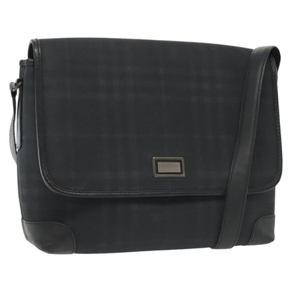 Burberry Nova check Shoulder bag Canvas, NAVY, CANVAS, Shoulder bag