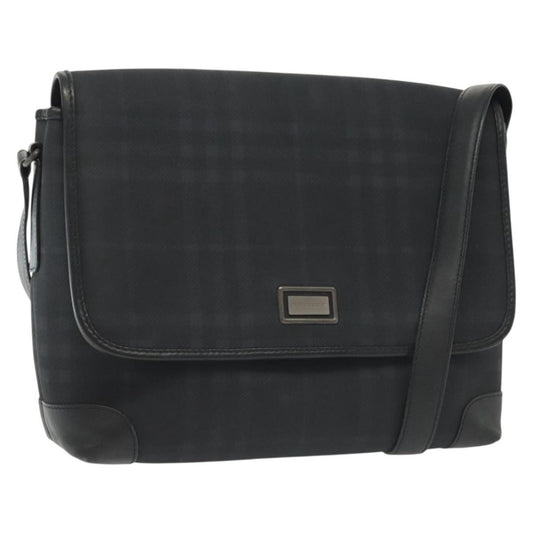 Burberry Nova check Shoulder bag Canvas, NAVY, CANVAS, Shoulder bag