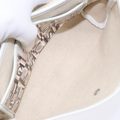 Salvatore Ferragamo Vintage clutch Bag Canvas, BEIGE, CANVAS, Clutche & pouche