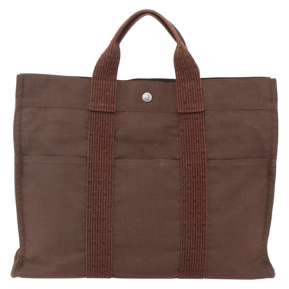 Hermes Fourre-tout Herline Fourre-tout Herline, BROWN, CANVAS, Tote bag