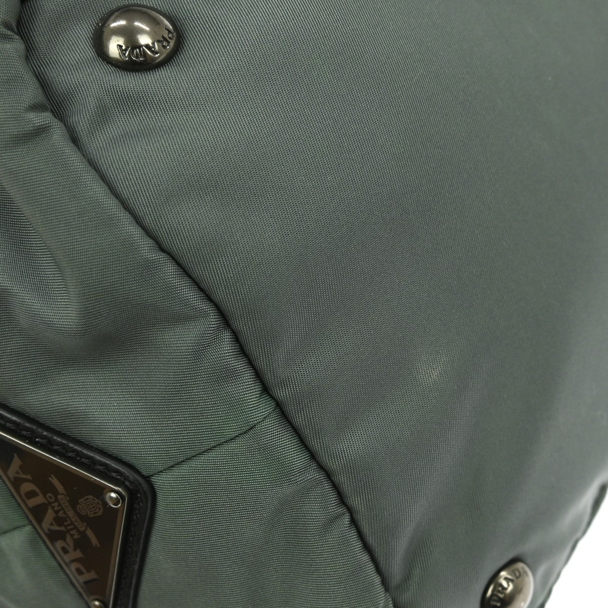 Prada Convertible Double Tote Tessuto, BLACK, NYLON, Tote bag