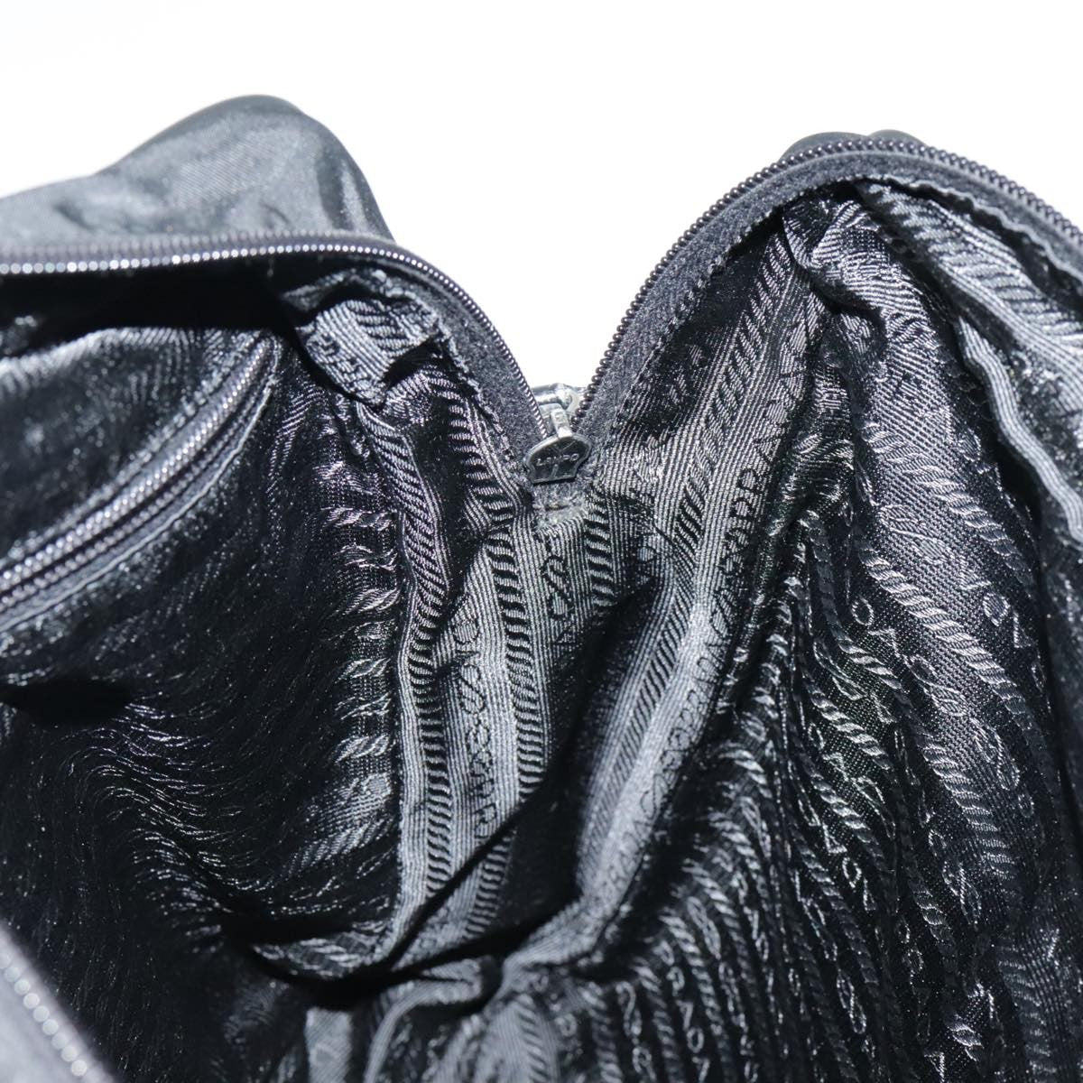 Prada Vintage Shoulder Bag Tessuto, BLACK, NYLON, Shoulder bag