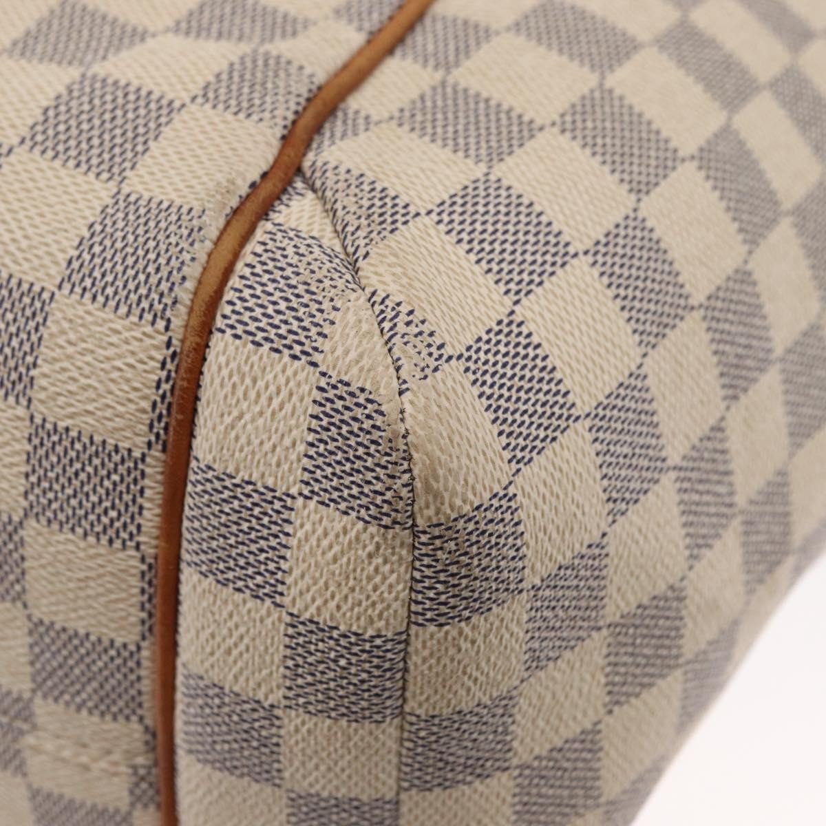 Louis Vuitton Totally Handbag Damier azur, WHITE, CANVAS, Tote bag