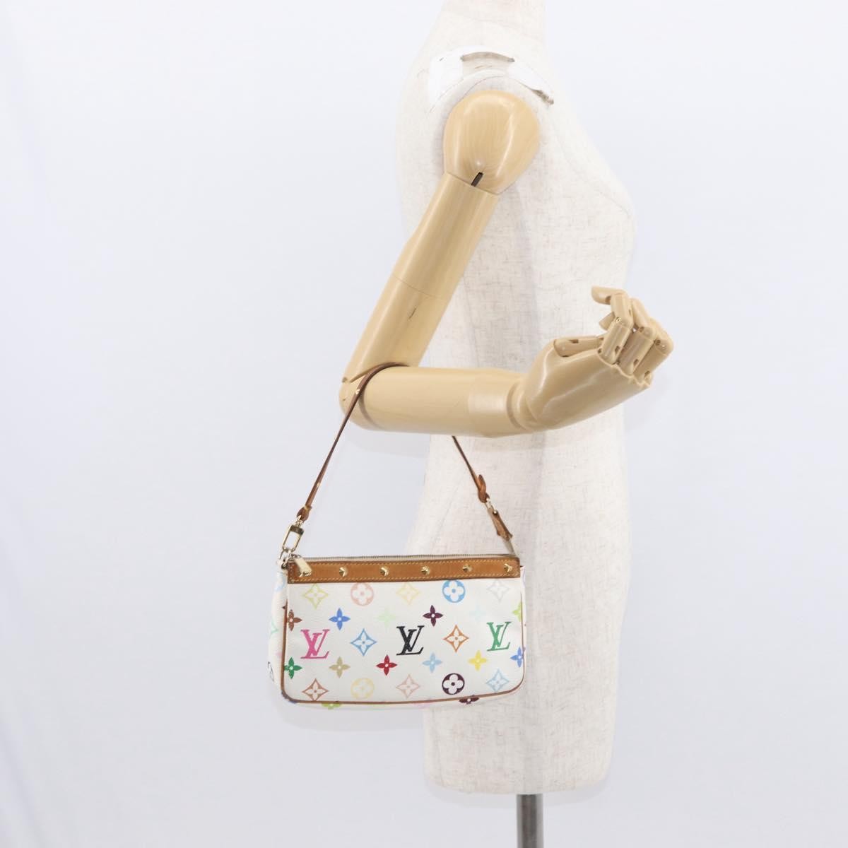 Louis Vuitton Pochette Accessoires Monogram Multicolor, MULTICOLOUR, CANVAS, Clutche & pouche