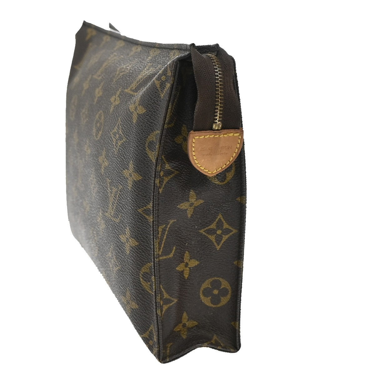 Louis Vuitton Toiletry Pouch Monogram Canvas, BROWN, CANVAS, Clutche & pouche