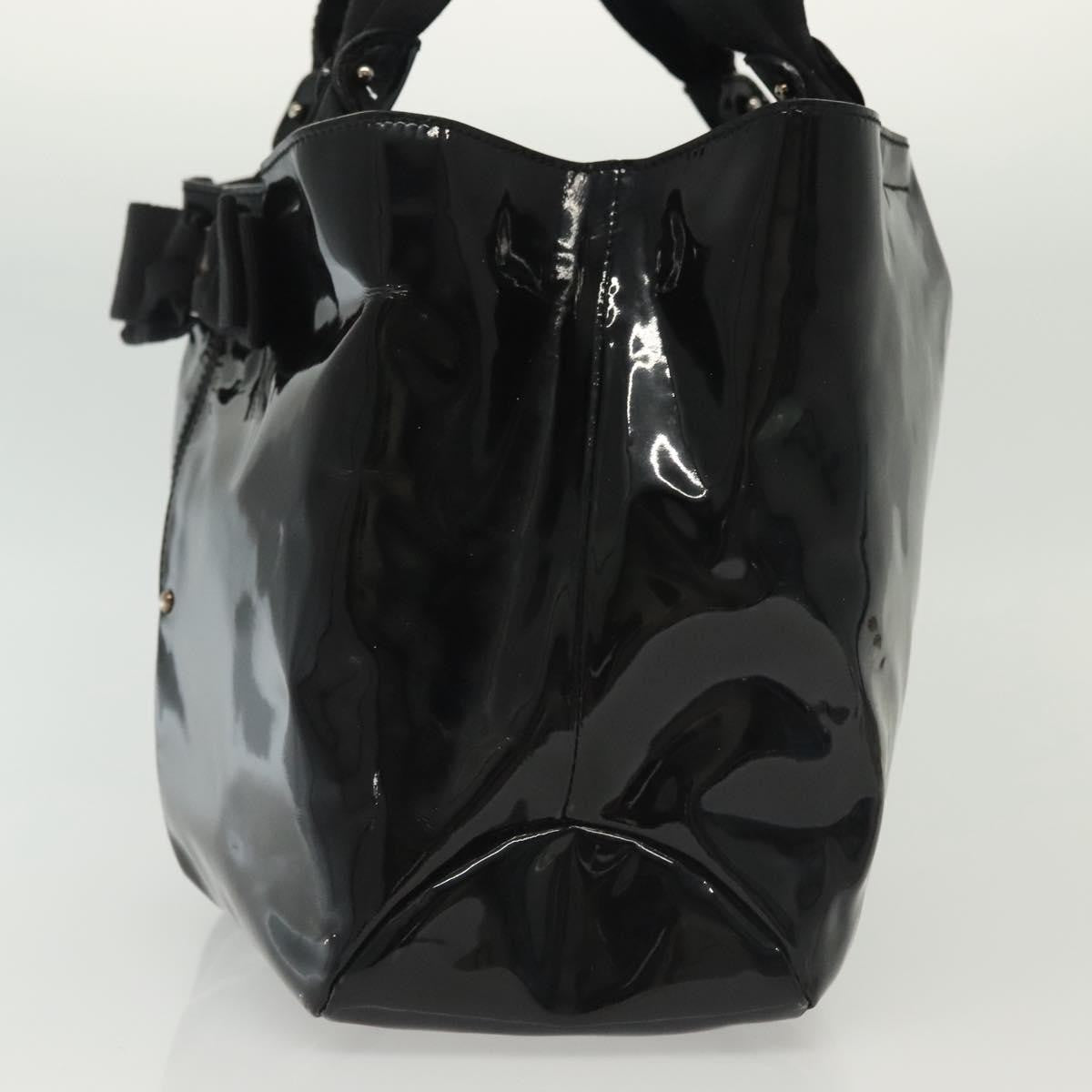 Salvatore Ferragamo Vala tote Patent Leather, BLACK, PATENT_LEATHER, Tote bag