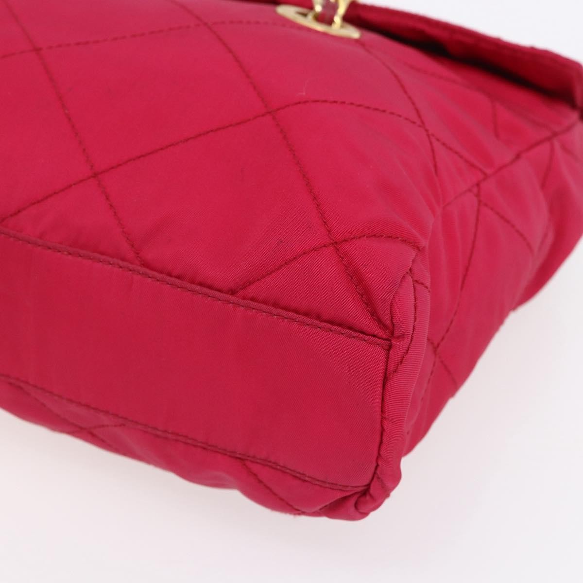 Prada Re-Edition 1995 Chain Tote Quilted Re-Nylon, PINK, NYLON, Shoulder bag