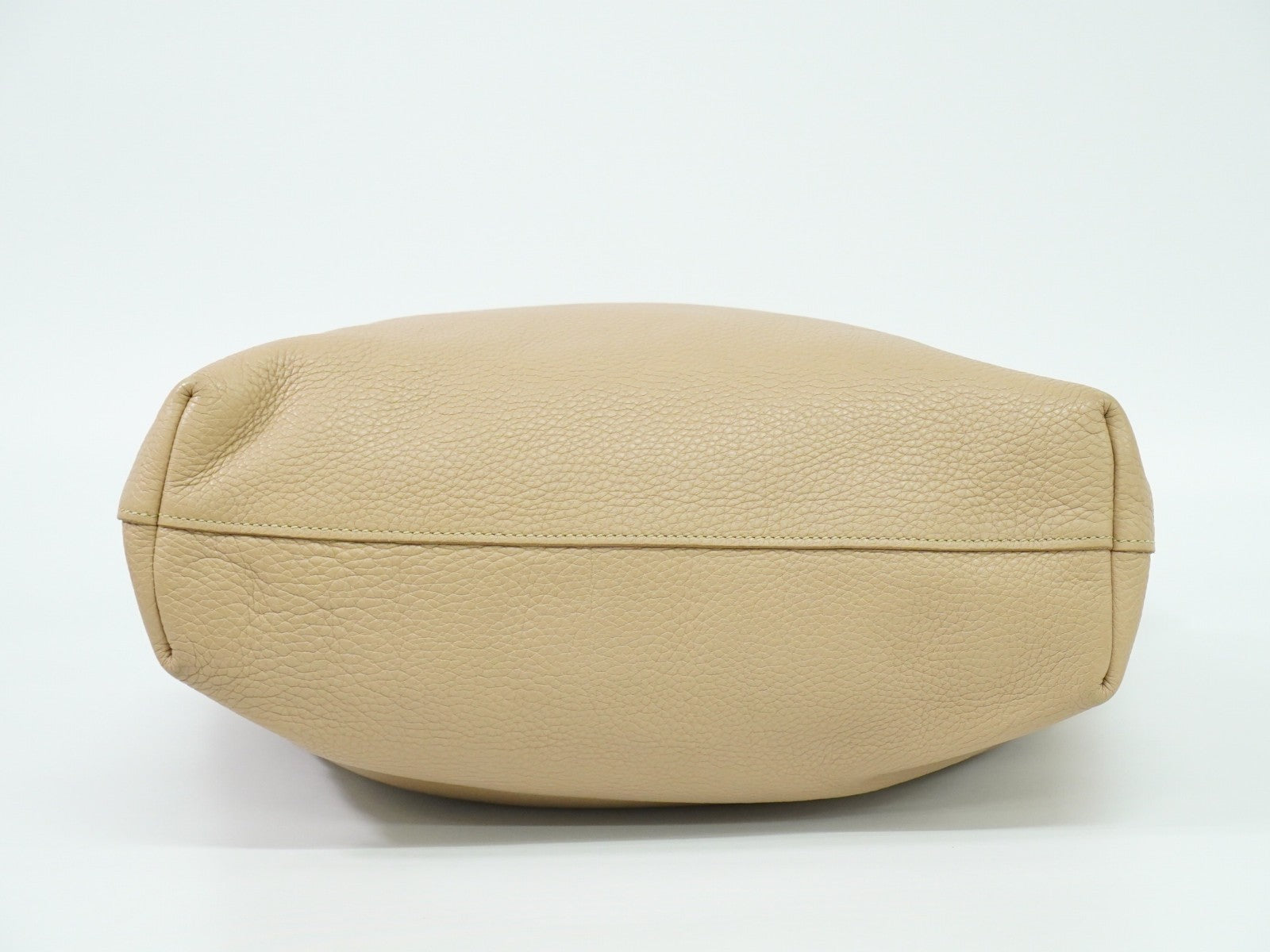 Prada Shopping Tote Vitello Daino, BEIGE, LEATHER, Tote bag