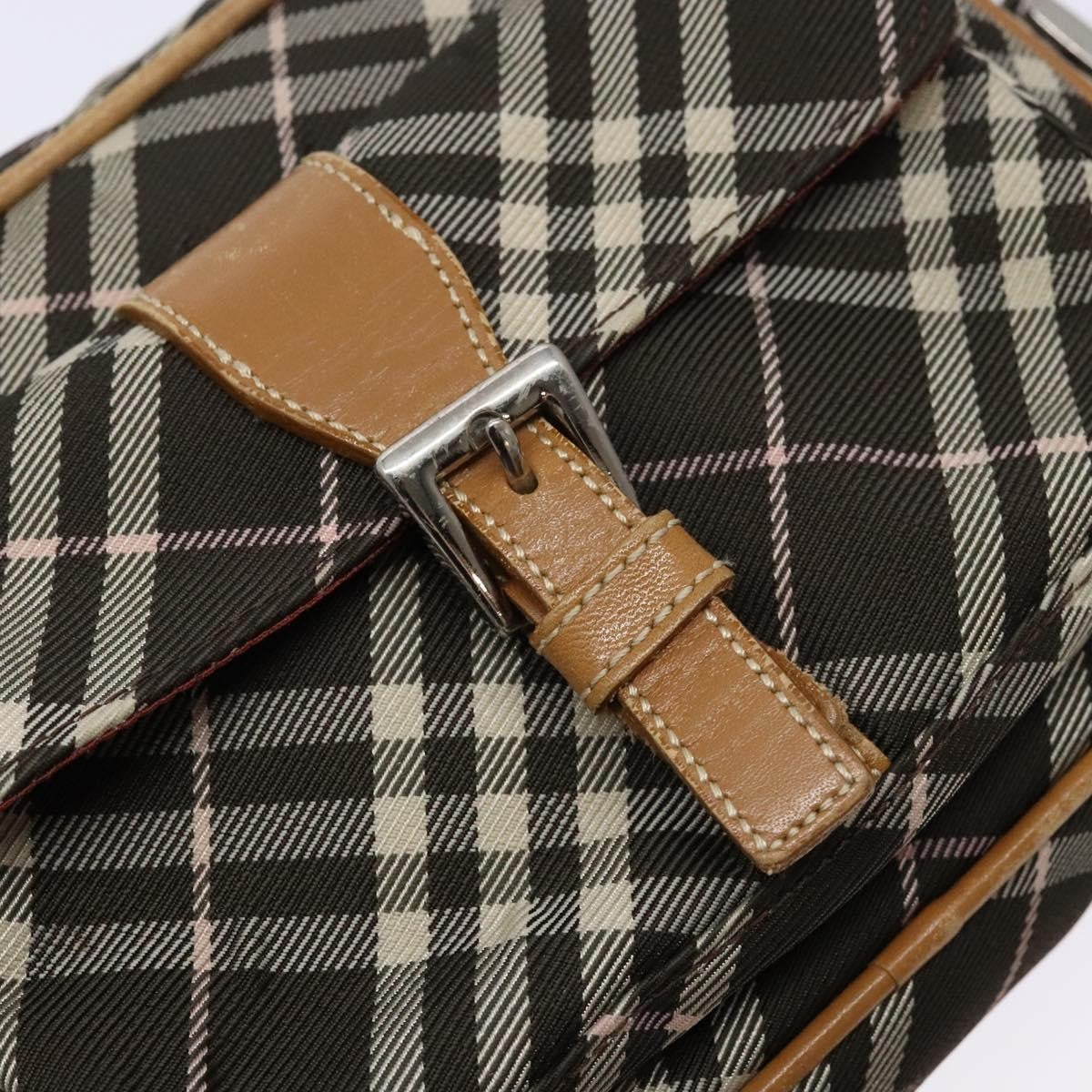 Burberry Nova Check Blue Label Canvas, BROWN, CANVAS, Shoulder bag