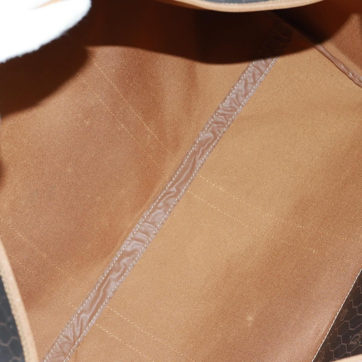 Christian Dior Vintage Honeycomb Boston bag Canvas and Leather, BLACK, CANVAS, Travel bag