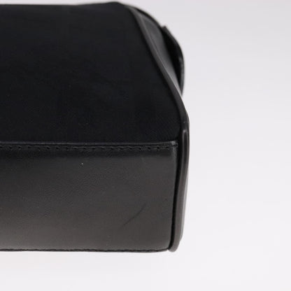 Burberry Nova check Pochette Canvas, BLACK, CANVAS, Clutche & pouche