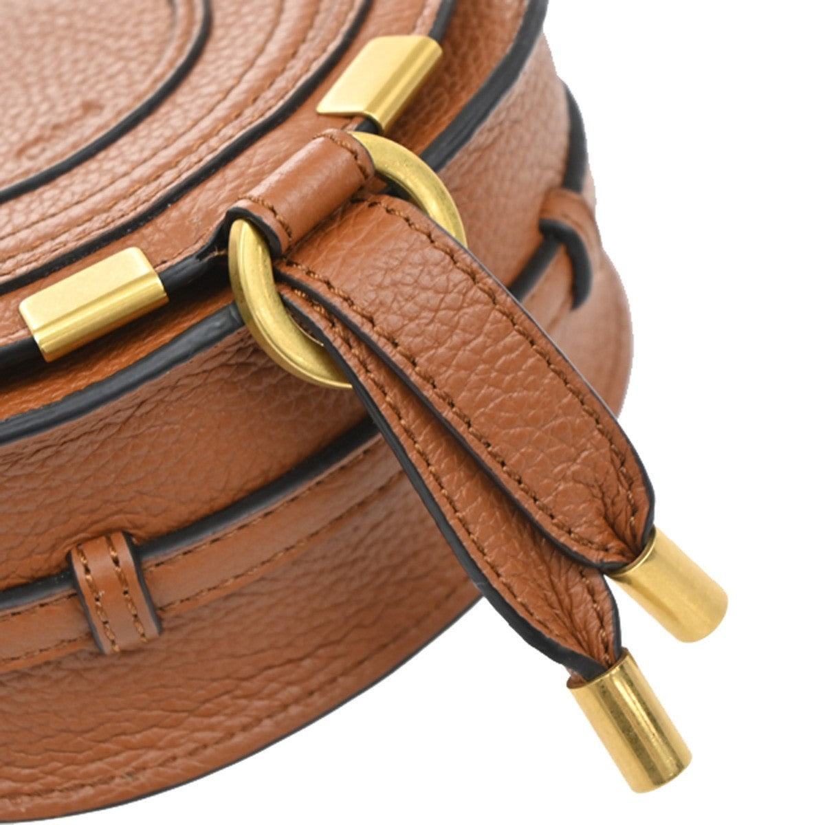 Chloe Marcie Crossbody Bag Leather, BROWN, LEATHER, Clutche & pouche