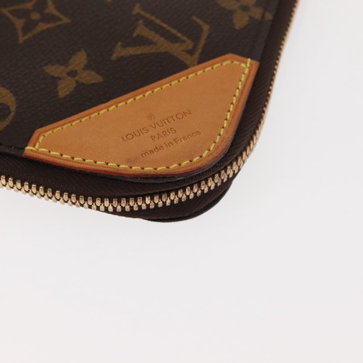 Louis Vuitton 5 Tie Case Monogram Canvas, BROWN, CANVAS, Clutche & pouche