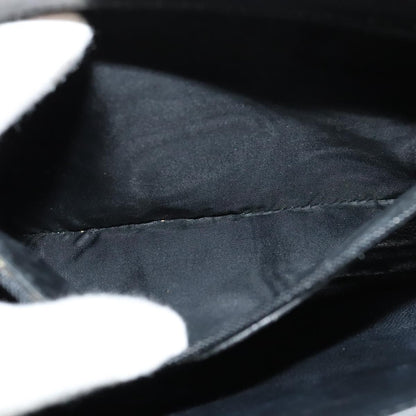 Gucci Vintage Flap Crossbody Bag Leather, BLACK, LEATHER, Shoulder bag