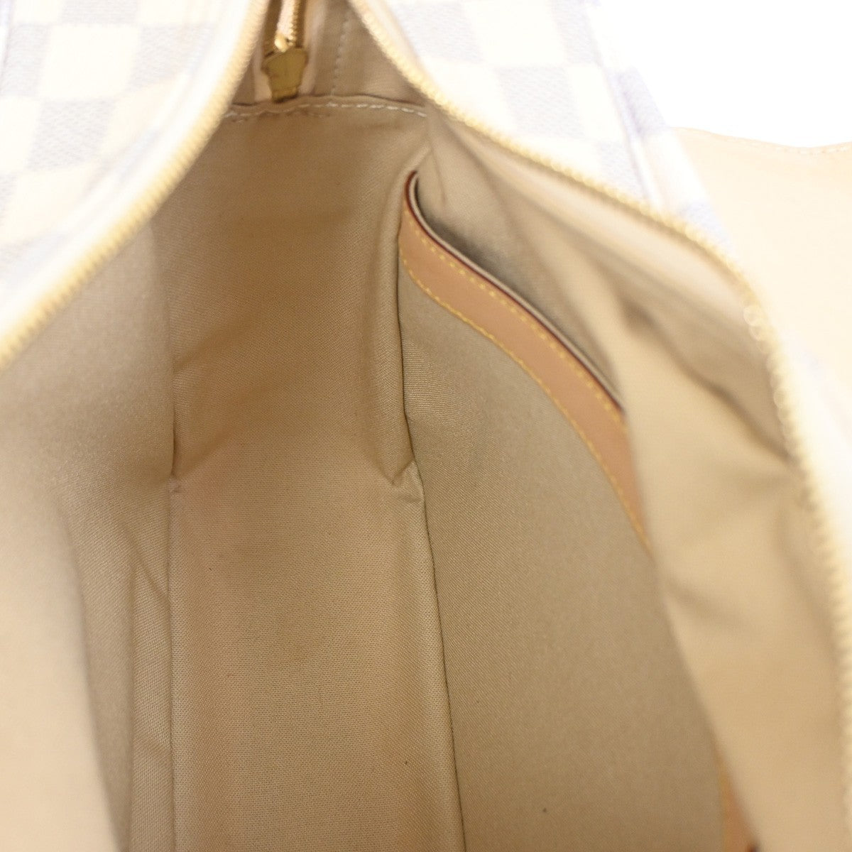 Louis Vuitton Naviglio Handbag Damier, WHITE, CANVAS, Shoulder bag