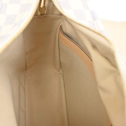 Louis Vuitton Naviglio Handbag Damier, WHITE, CANVAS, Shoulder bag