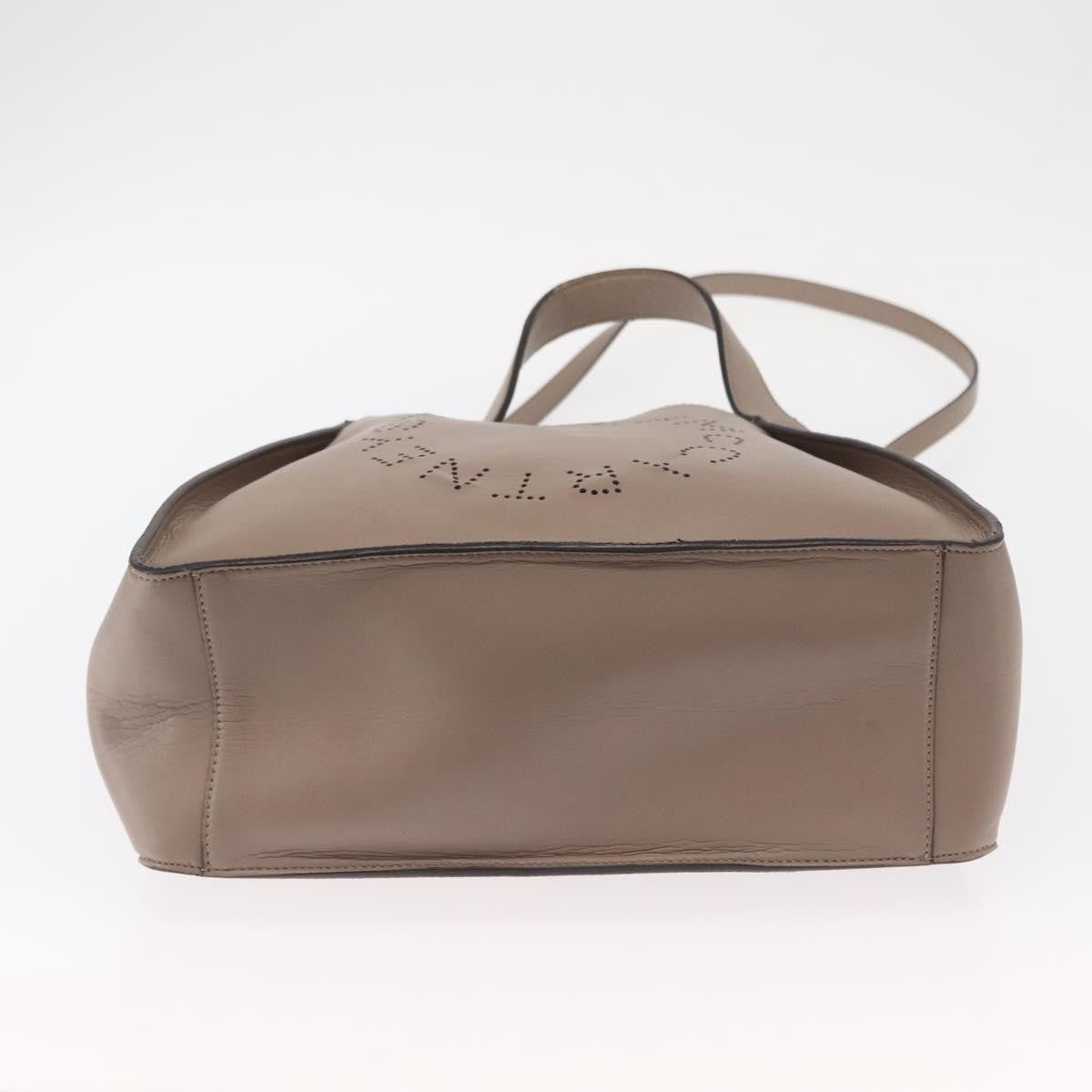 Stella McCartney Alter Tote Perforated Faux Leather, BEIGE, SYNTHETIC, Tote bag