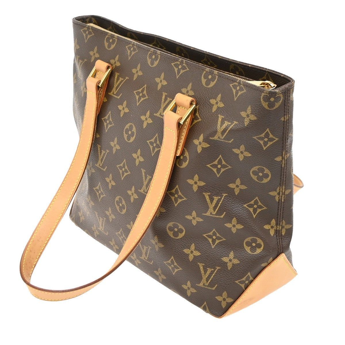 Louis Vuitton Cabas Piano Monogram Canvas, BROWN, CANVAS, Tote bag