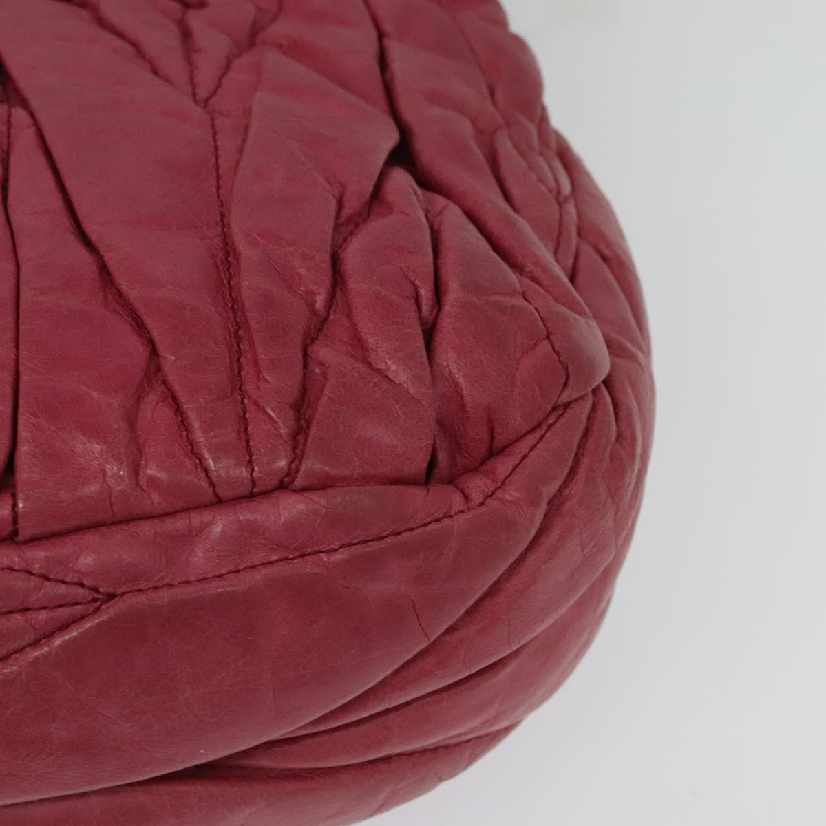 Miu Miu Coffer Convertible Hobo Matelasse Leather, PINK, LEATHER, Handbag