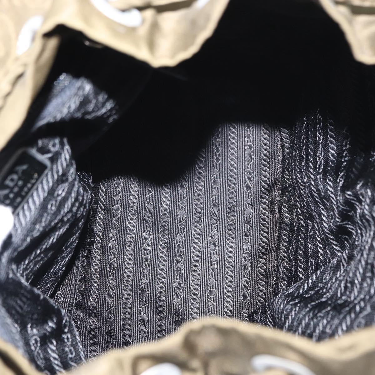 Prada Double Front Pocket Backpack Tessuto, KHAKI, NYLON, Backpack