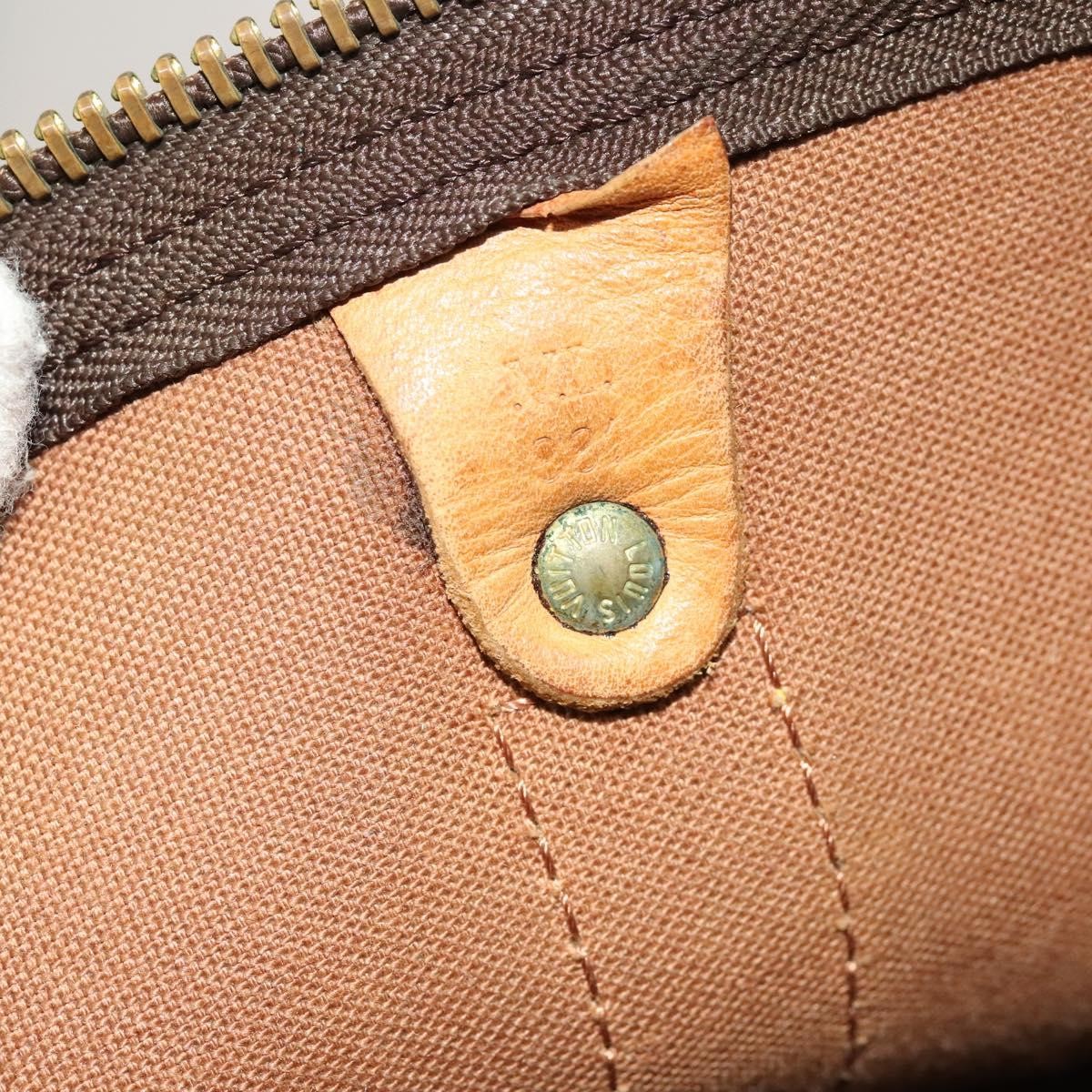 Louis Vuitton Keepall Bandouliere Bag Monogram Canvas, BROWN, CANVAS, Travel bag