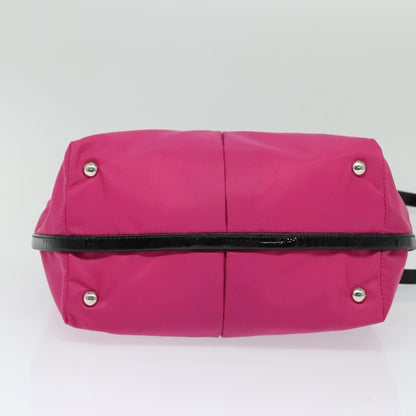 Salvatore Ferragamo Vala Handbag Nylon, PINK, NYLON, Handbag