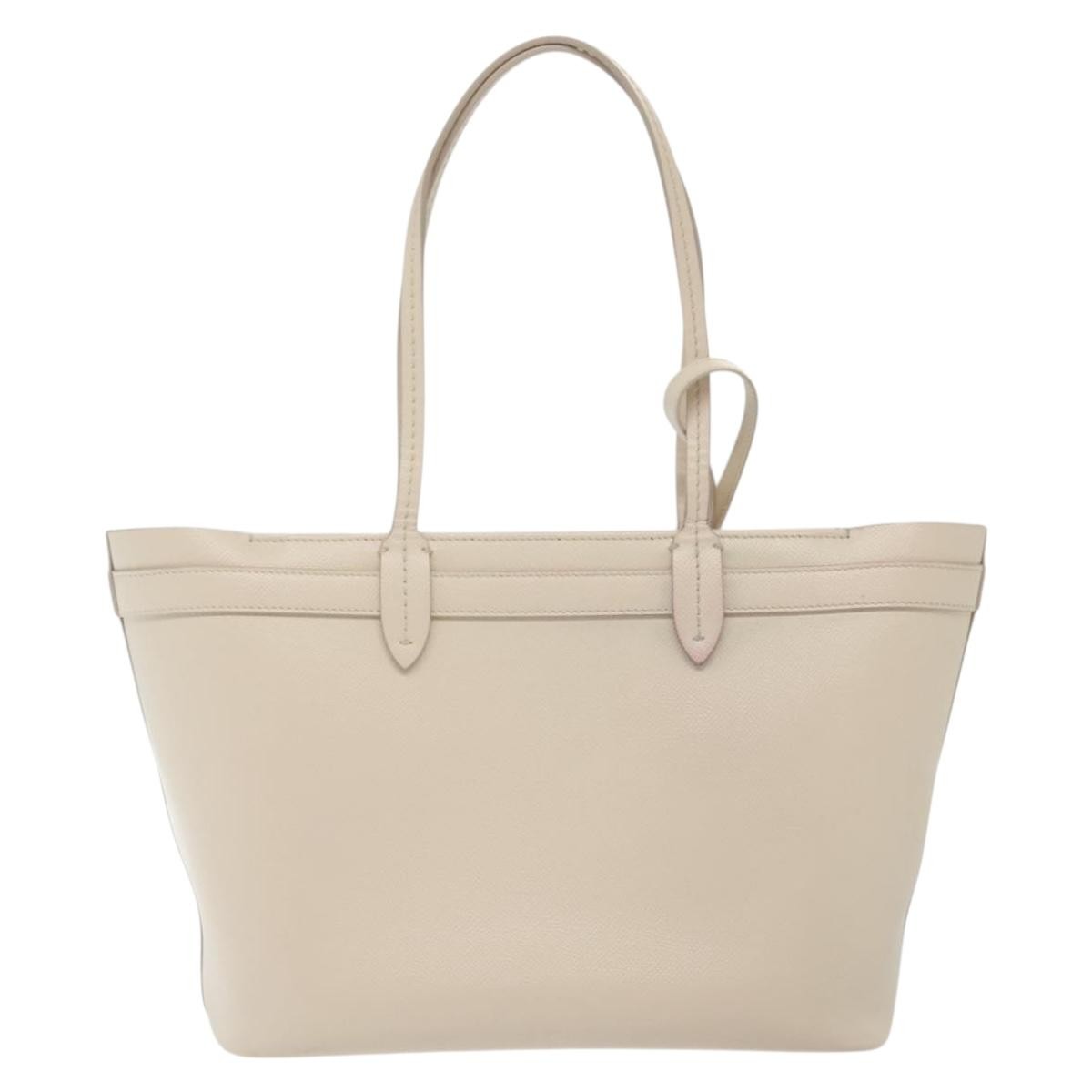 Salvatore Ferragamo Vala tote Leather, BEIGE, LEATHER, Tote bag