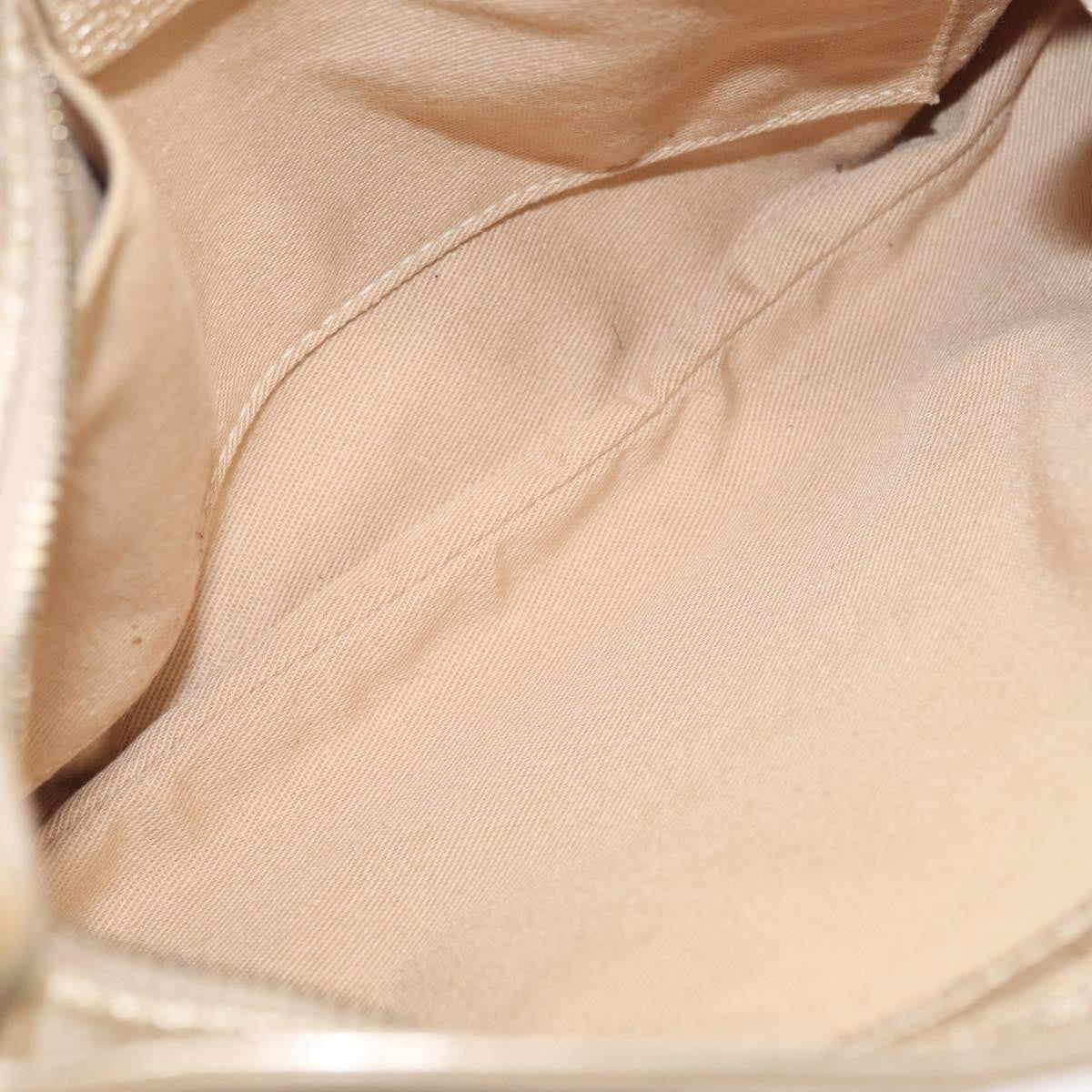 Salvatore Ferragamo Gancini Shoulder Bag Leather, GOLD, LEATHER, Shoulder bag