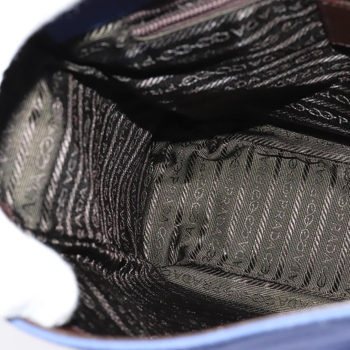 Prada Vintage Shoulder Bag Canvas, BLUE, CANVAS, Shoulder bag