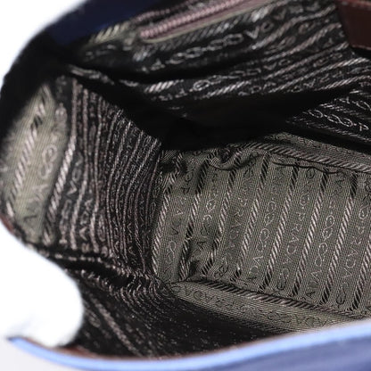 Prada Vintage Shoulder Bag Canvas, BLUE, CANVAS, Shoulder bag