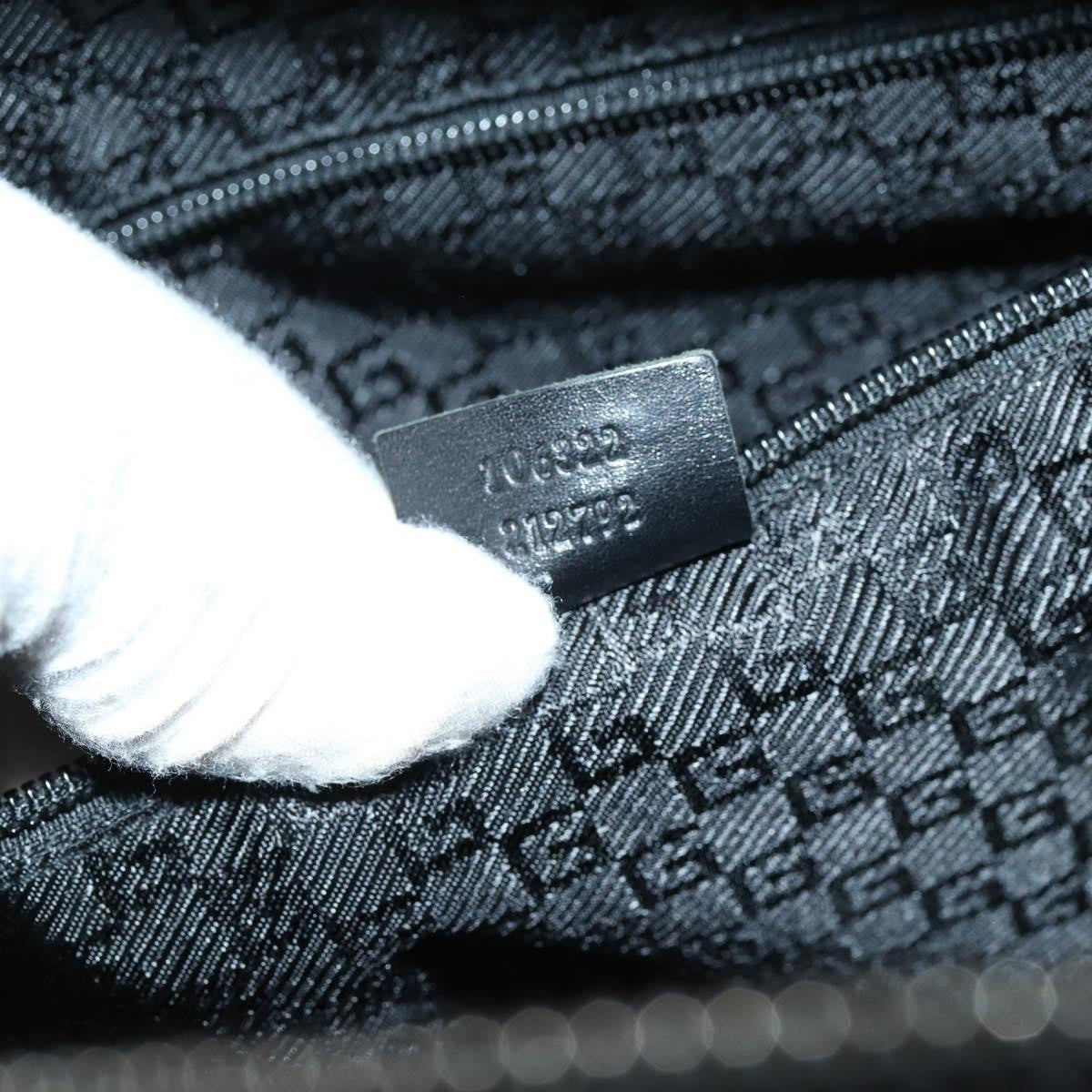 Gucci Vanity Tote Canvas, BLACK, CANVAS, Handbag