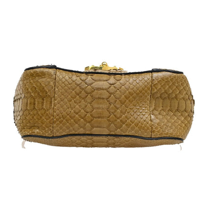 Chloe Elsie Shoulder Bag Perforated Leather, BEIGE, LEATHER, Shoulder bag