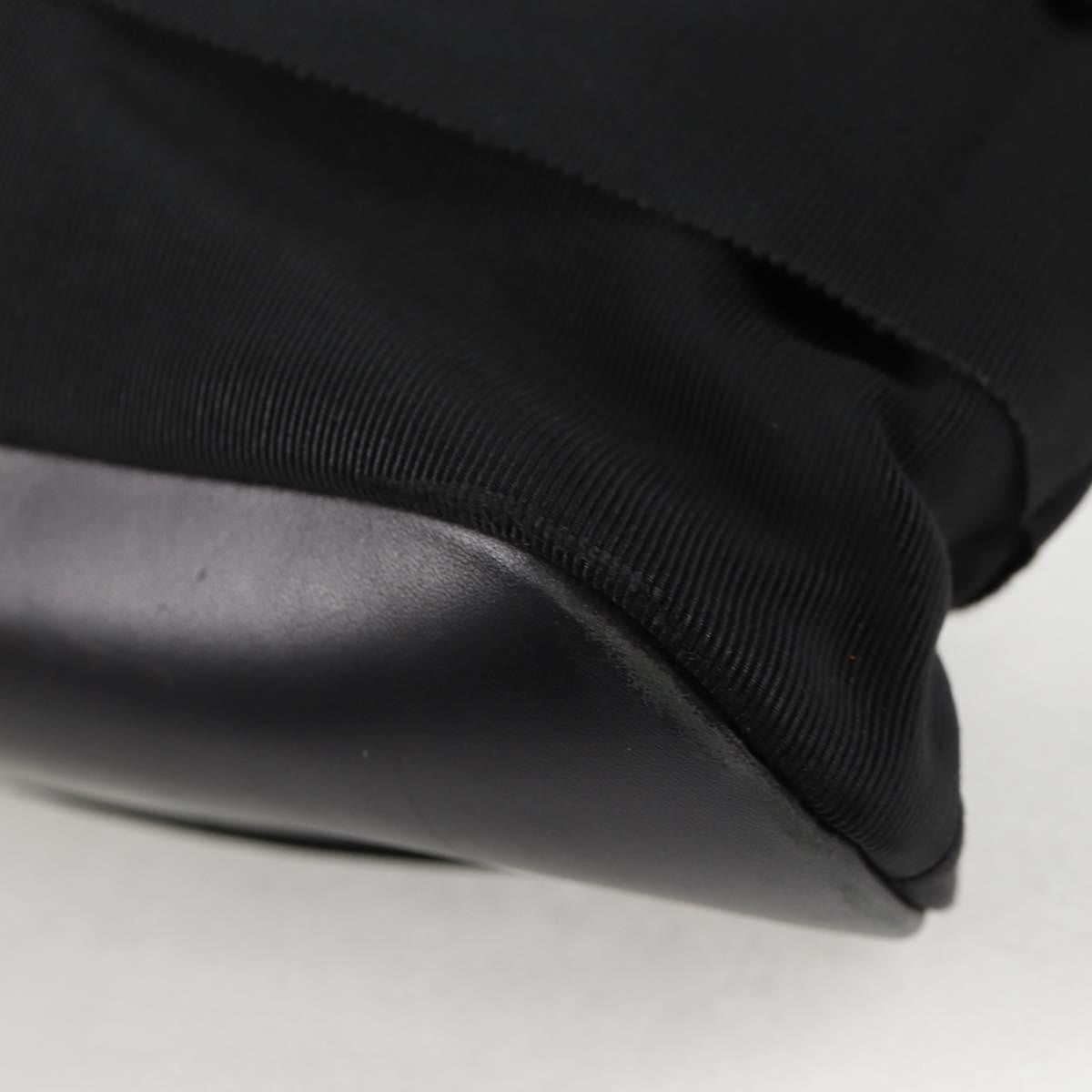 Salvatore Ferragamo Vala Shoulder Bag Nylon, BLACK, CANVAS, Shoulder bag