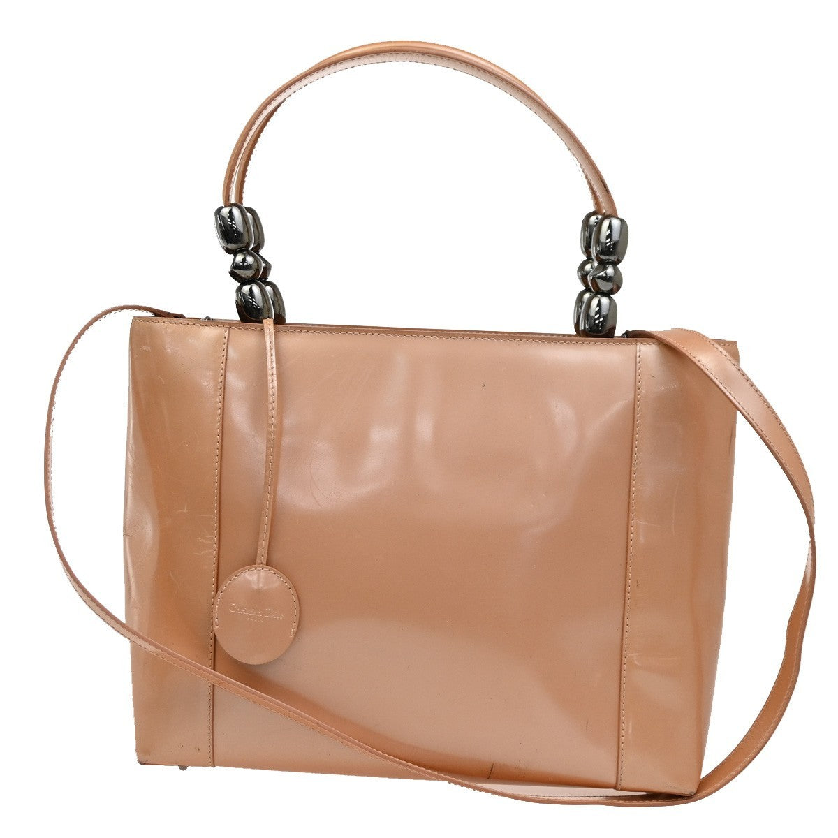 Christian Dior Malice Tote Patent, PINK, PATENT_LEATHER, Tote bag