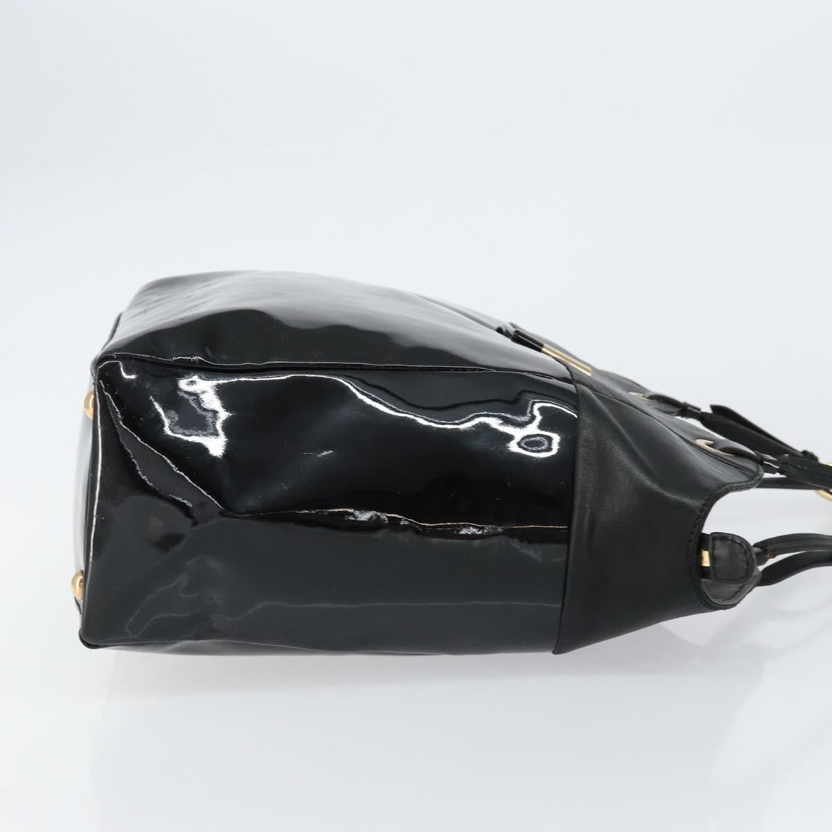 Salvatore Ferragamo Vala tote Patent Leather, BLACK, PATENT_LEATHER, Tote bag