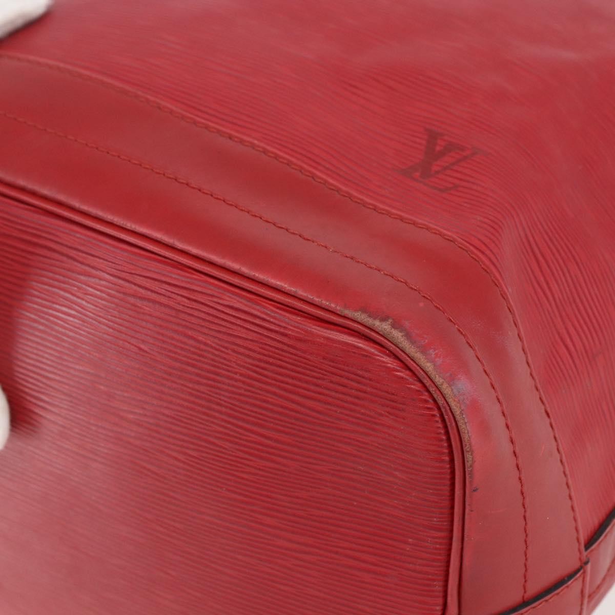 Louis Vuitton Petit Noe NM Handbag Epi Leather, RED, LEATHER, Shoulder bag